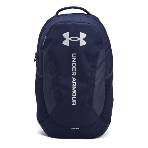 Under Armour Under Armour Unisex Hustle 6.0 Rucksack, (411) Mitternachtsblau/Metallisch Silber, Einheitsgröße