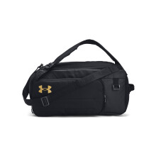 Sac de sport Under Armour Unisex Contain Duo Duff MD, Noir/Or, Petit