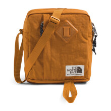 The North Face Berkeley Schoudertas | Verstelbare Band, Waterafstotende Afwerking, Interne Scheiding & Buitenzak, Timber Tan/TNF Black, One Size