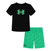Under Armour UA BEDRUCKTES SET, SCHWARZ/GRÜN GEO, 4