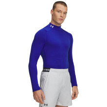 Under Armour Heren ColdGear Armour Fitted Mock, (400) Royal / White, Medium