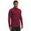 Under Armour Under Armour Herr ColdGear Fitted Mock, Cardinal/Vit, XXL 1
