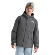 The North Face Boys' Warm Antora Rain Jacket - PFAS Free, Smoked Pearl, X-Small
