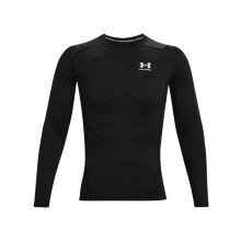 Under Armour Big & Tall HeatGear Armour Comp Long Sleeve Black/White LG Tall