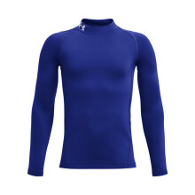 Under Armour Jungen ColdGear Armour Mock Langarm T-Shirt, (400) Royal / Weiß, X-Small