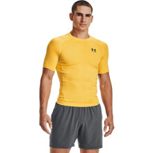 Under Armour - Heren Hg Armour Comp T-Shirt, Kleur Taxi/Zwart (790), Maat: XXX-Large x Tall