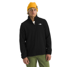 Chaqueta de Forro Polar con Media Cremallera para Hombre The North Face - 2 Bolsillos con Cremallera, Negro TNF, XL