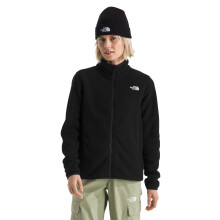 The North Face Women's Glacier Fleece Jacket (Standard & Plus Size) - Soft Pullover with Zippered Hand Pockets, TNF Black, Medium