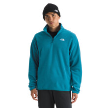 Chaqueta de Forro Polar con Media Cremallera para Hombre The North Face - 2 Bolsillos con Cremallera, Tela Elástica, Azul Crepúsculo, Grande