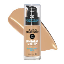 Revlon Liquid Foundation, ColorStay Make-up voor Normale & Droge Huid, SPF 20, Langdurige Medium-Full Dekking, 250 Fresh Beige, 1 f