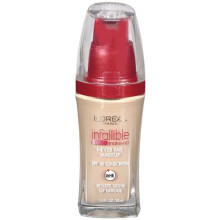 Maquillaje L'oreal Infallible Advanced Never Fail, Beige Nude, 1 Onza Fluida