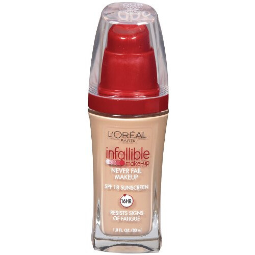 L'oreal Infallible Advanced Never Fail Makeup, Natural Beige, 1-fl ounce