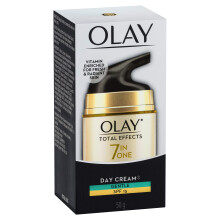 Olay Total Effects Anti Ageing Skin Cream (Moisturizer)| Fights 7 Signs Of Ageing | With Niacinamide And Green Tea Extracts | Normal, Oily, Dry, Combi