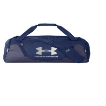 Under Armour Unisex-Adult Undeniable 5.0 Duffle, (013) Pitch Gray/Midnight Navy/White, One Size Fits Most
