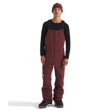 The North Face Pantalones de Esquí para Hombre - Overoles Impermeables, No Aislados, Tirantes Ajustables, Ventilación, Sumac, X-Large Regular