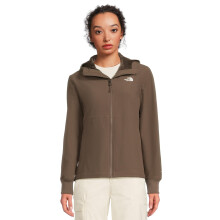 The North Face Women's Shelbe Raschel Fleece Hooded Jacket (Standard & Plus Size) - Wind & Water Resistant, Fleece Lining, Smokey Brown, Small
