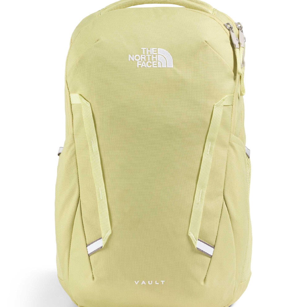 The North Face Women's Vault Everyday Laptop Backpack - Commuter Travel Bag, Water-Repellent, Spacious Main Compartment, Pear/Lemon Mist, One Size