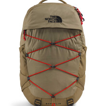The North Face Borealis Commuter Laptop Rucksack - Wasserabweisend, Laptopfach, Große Hauptfach, Cedar/Lava Red, Einheitsgröße