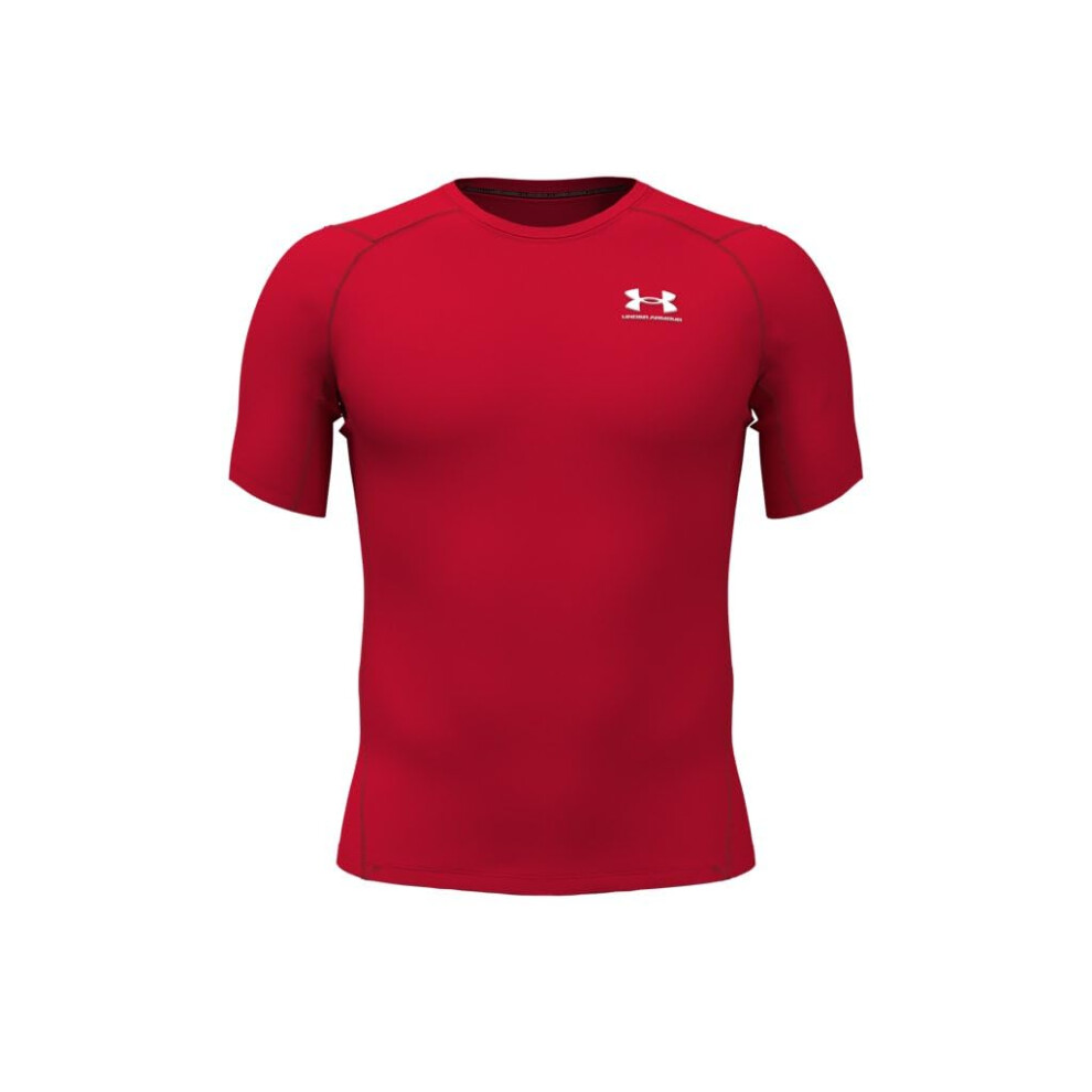Under Armour Mens Heatgear Short Sleeve Apparel - Superior Sweat Wicking Lg