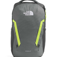Mochila para portátil The North Face Vault - Maleta de viaje, Acabado repelente al agua, Espacio amplio, Gris antracita, Talla única