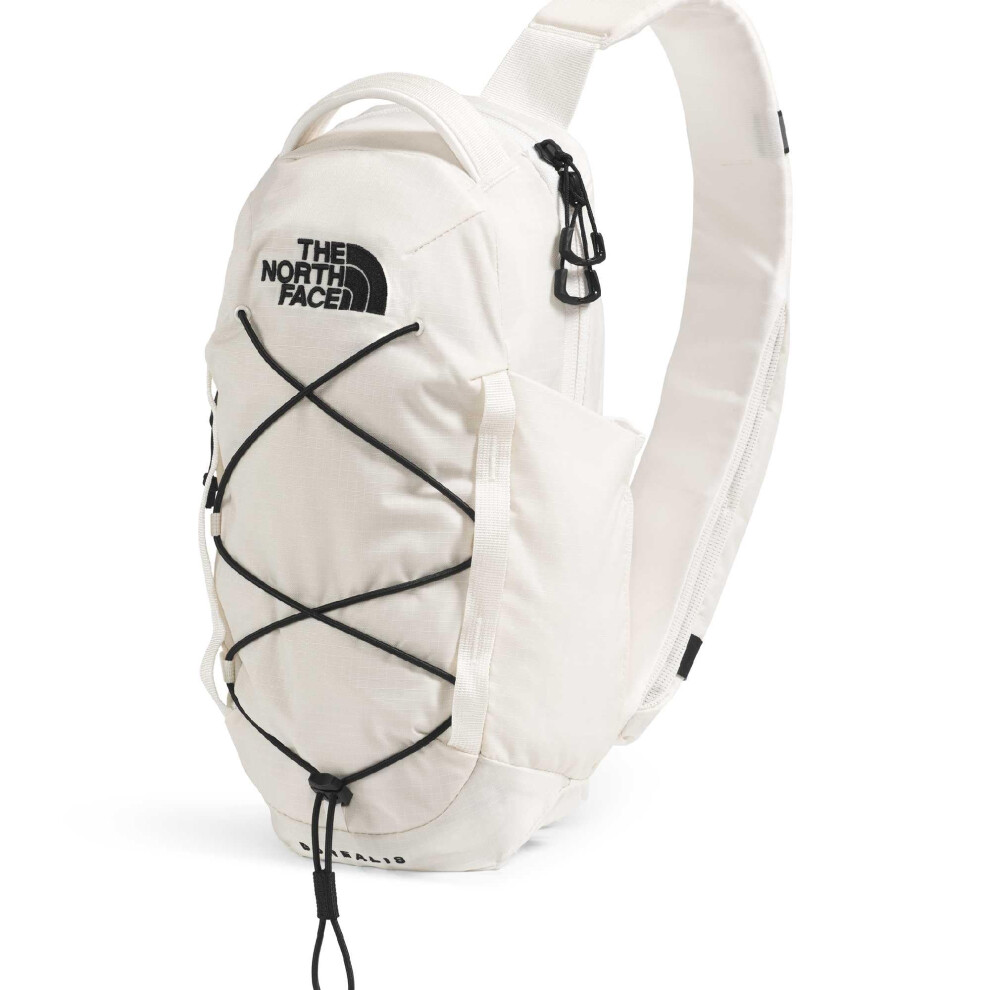 The North Face Borealis Sling Bag - Crossbody Bag, Water Repellent, Adjustable Strap, Multiple Compartments, Desert Stone/Stone Slab/Ember Soil, One S