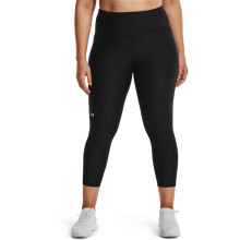 Leggings Ankle Donna Under Armour HeatGear Armour Alta Vita No Slip, Nero (001)/Bianco, 3X