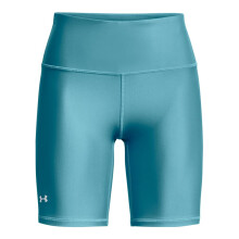 Under Armour Damen HeatGear Armour Radshorts, (433) Glacier Blue / Weiß, X-Small