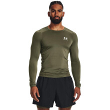 Under Armour Herren Armour HeatGear Kompressions Langarm-T-Shirt, Marine OD Grün / Weiß, 3X-Large Tall