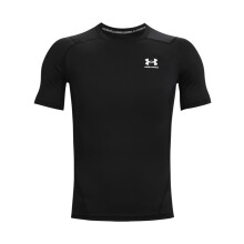 Under Armour Big & Tall HeatGear Armour Comp Kurzarm Schwarz/Weiß XL Tall