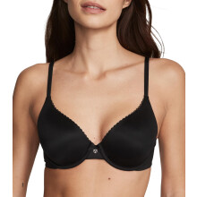 Victoria's Secret Perfect Coverage T-Shirt-BH, Volle Abdeckung, Leicht gepolstert, Verstellbare Träger, Schwarz