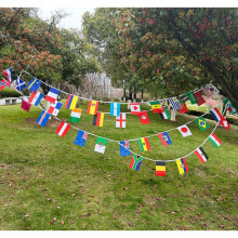 (48pcs hand flag, 14x21cm) 2026 World Cup 42/48 Pcs National Flag Bunting 14x21cm Football Countries Banner String Decorations