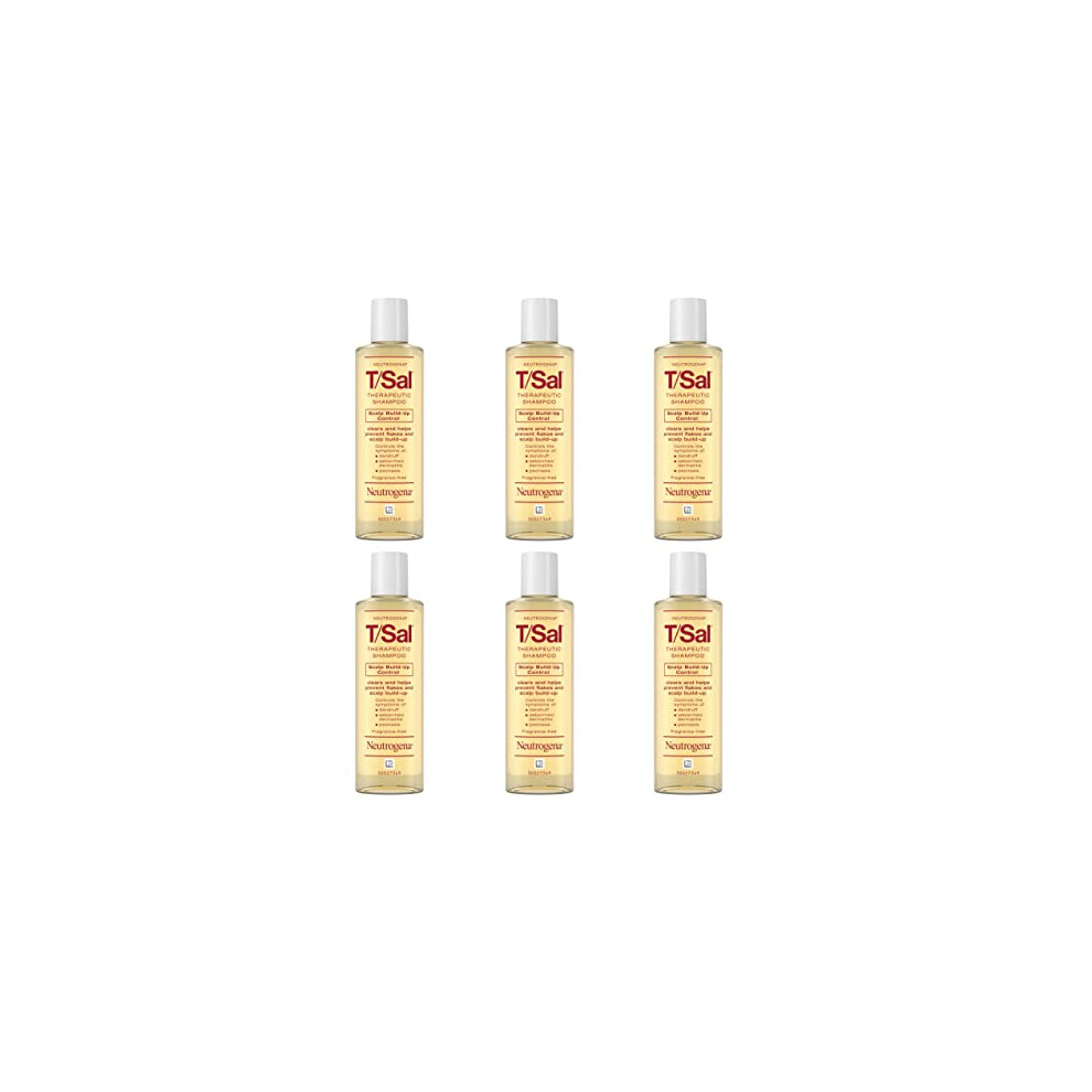 Neutrogena T/Sal Therapeutic Scalp Shampoo For Scalp Build-Up Control With 3% Salicylic Acid, Scalp Treatment For Dandruff, Scalp Psoriasis & Seborrhe