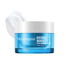 Neutrogena Hydro Boost Hyaluronic Acid Night Cream | Enriched With Amino Acids, Electrolytes | 72-Hour Deep Hydration | All Skin Types | For Men & Wom