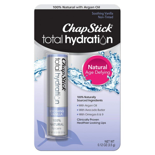 ChapStick Total Hydration Baume à Lèvres Vanille Apaisant - 0,12 Oz