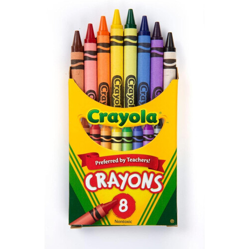 Crayola Crayola Crayons, 8 per Pack, 12 Pack (523008)