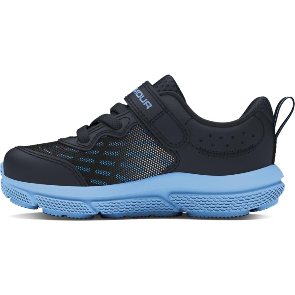 Under Armour Boys' Infant Assert 10 Alternate Closure, (006) Black/Horizon Blue/Horizon Blue, 5K, Us