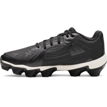 Under Armour Women's Glyde Sola RM Softball Cleats, (001) Black/White/Black, 9.5, US