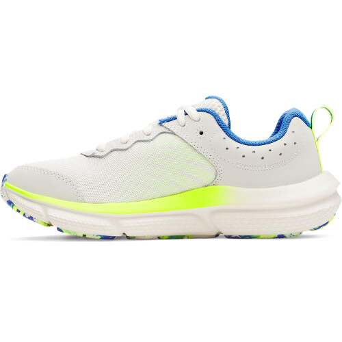 Under Armour Under Armour Garçon Assert 10, (110) Blanc/Soleil Jaune/Atlantis Bleu, 7, US