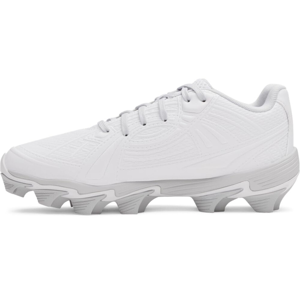Under Armour Women's Glyde Sola Rm Softball Cleats, (100) White/Summit White/Stone, 7.5, Us