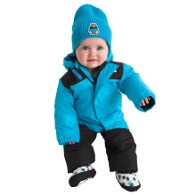 The North Face Mono de Esquí para Bebé | Mono de Invierno Aislado, Acabado Repelente al Agua, Capucha de 3 Piezas, Azul Meridian