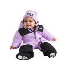 The North Face Baby Freedom Snowsuit | Insulated Winter Snowsuit, Water Repellent Finish, Attached 3 Piece Hood with Rain Guard Tunnel, Lite Lilac, 18