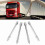 100mm Chrome Valve Extension Rod Set 19