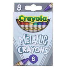 Crayola Metallic Crayons 8 Count