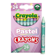 Crayola Pastel Crayons, 24 Colors
