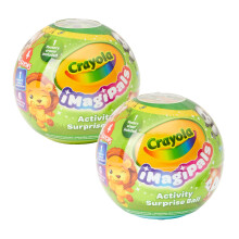 Crayola ImagiPals Verrassingsdier Speelgoed Eieren - 2-Pack, Verzamelbare Dieren Gum voor Kinderen, 3+