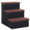 Escalier pliable pour animaux avec rangement, 3 marches, noir 1