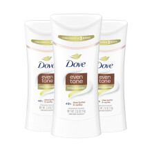Dove Deodorante Antitraspirante Stick Even Tone Burro di Karité & Vaniglia Confezione da 3