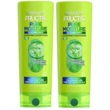 Garnier Fructis Pure Moisture Hydraterende Conditioner Hyaluronzuur + Komkommerwater, 11.3 FL.OZ (334 ml) - 2 stuks