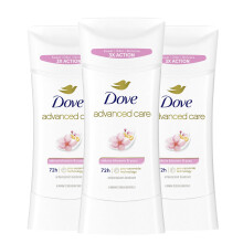 Dove Advanced Care Antiperspirant Deodorant for Women Sakura Blossom & Yuzu 3 pack 72 hour sweat and odor protection 2.6 oz