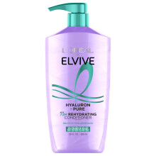 Acondicionador L'Oreal Paris Elvive Hyaluron + Pure 72H para Cabello Graso, 28 Fl Oz